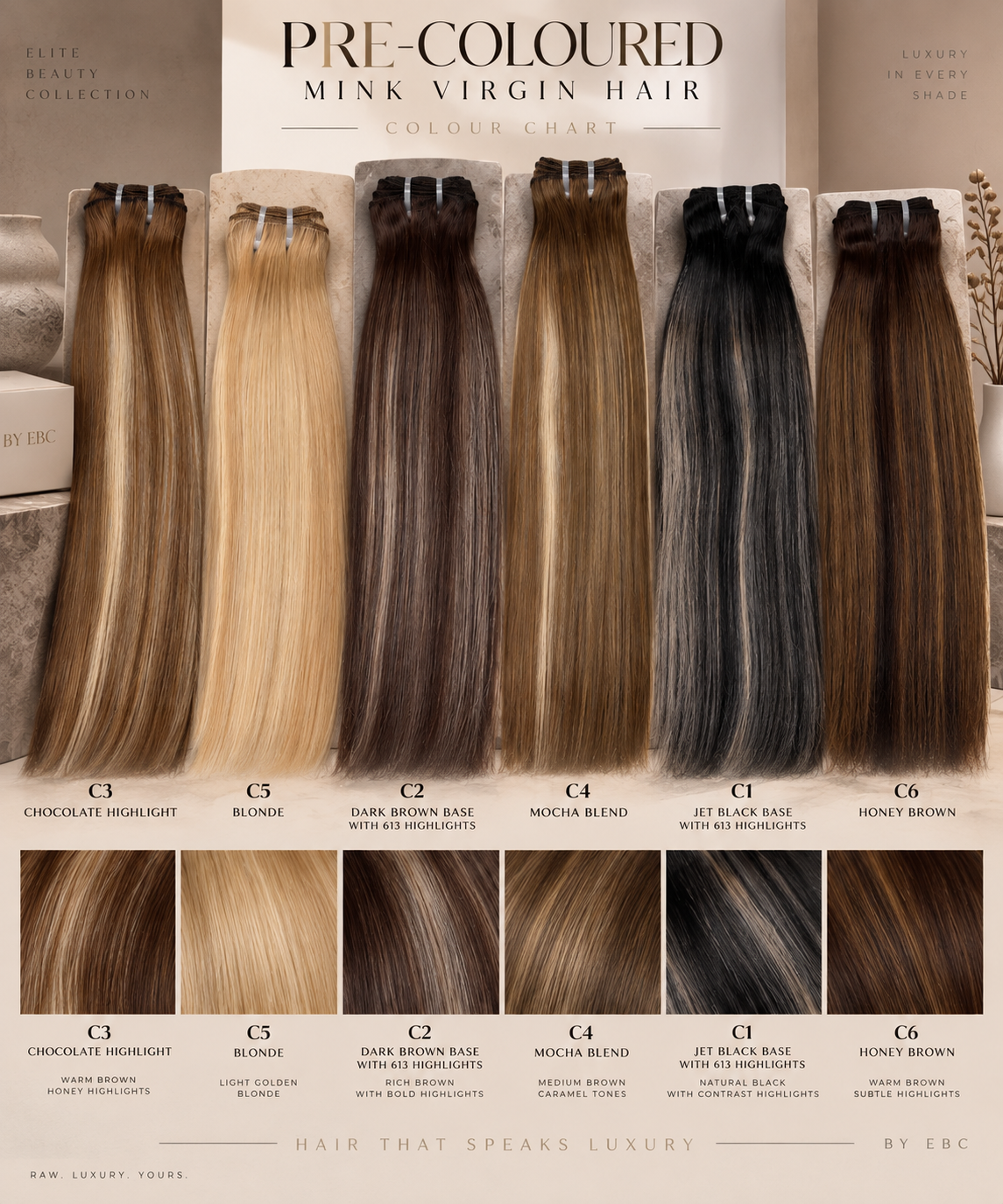 Pre-coloured Virgin Bundle