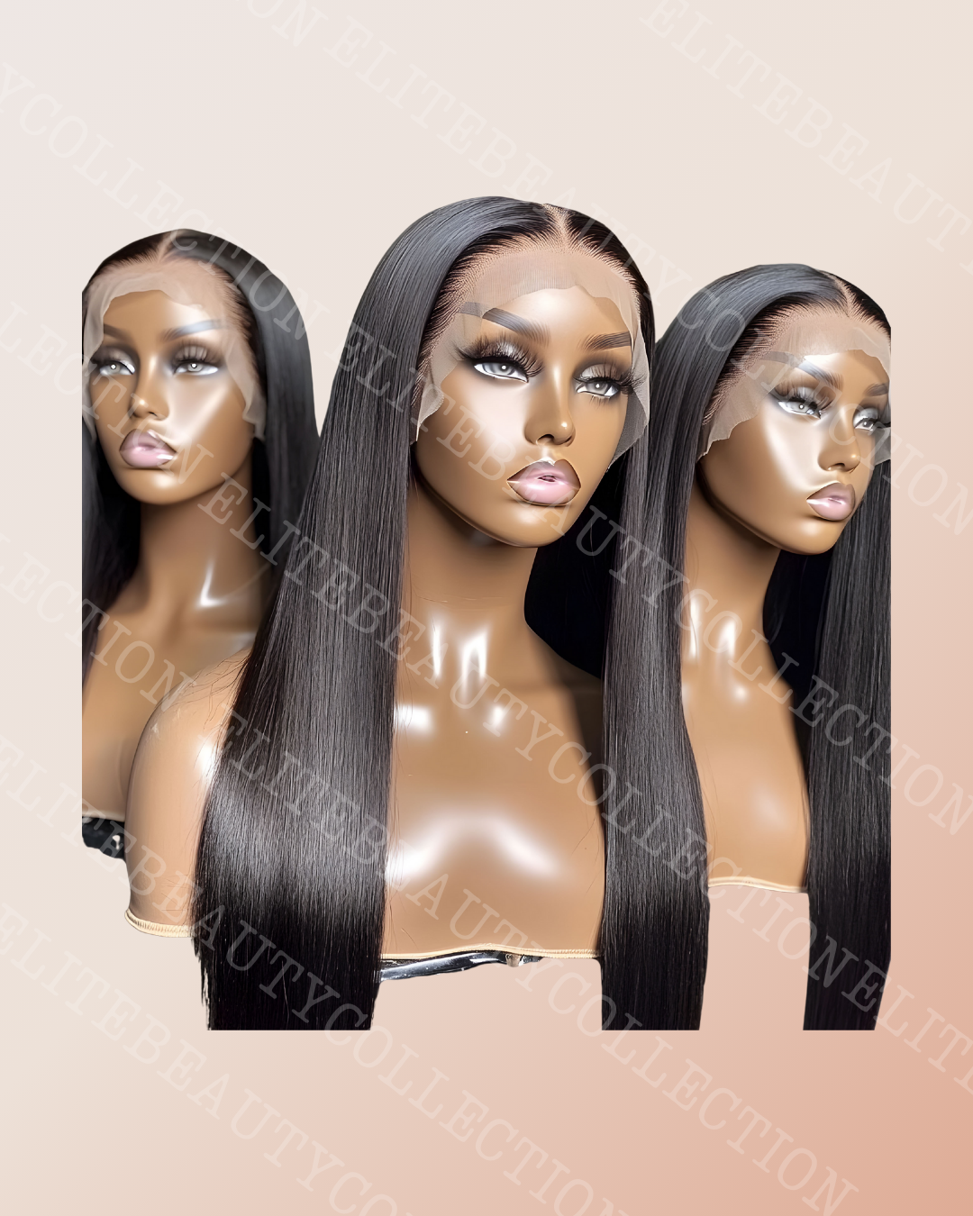 Sleek 3 Bundles + 13x6 Frontal