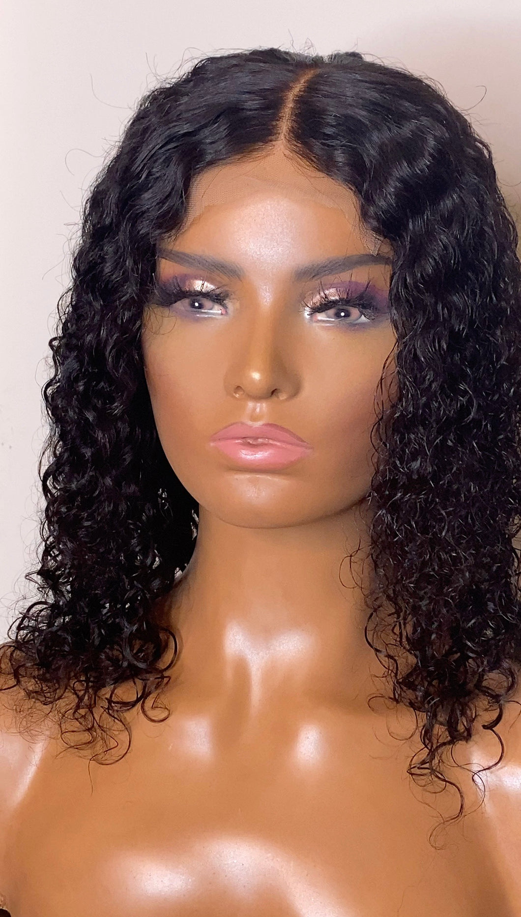 Kinky Curly Premade Closure Wig